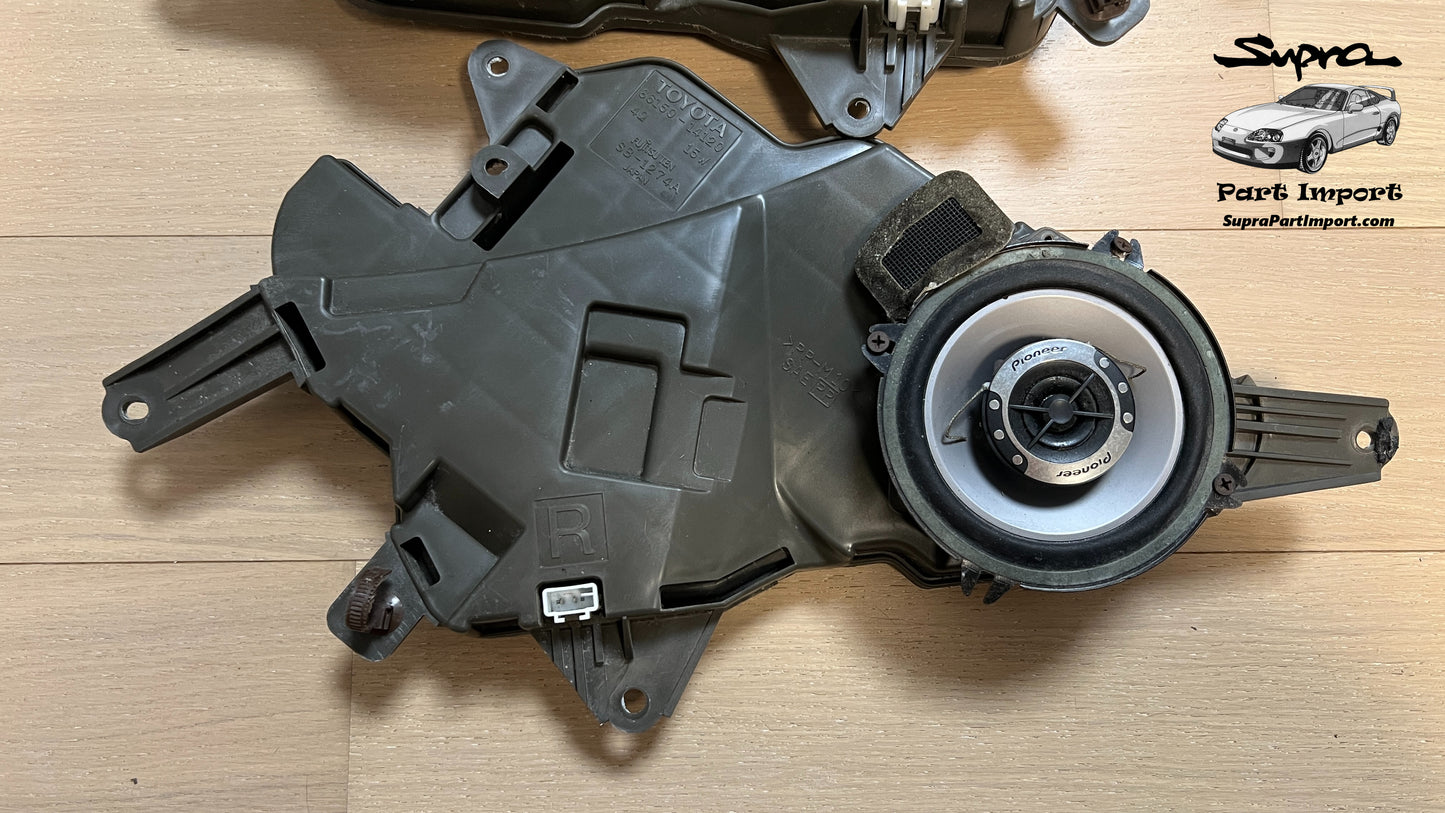 JZA80 Supra Genuine OEM LHD/RHD Front Speaker Box Set (L+R) (86150-14131 + 86150-14121)
