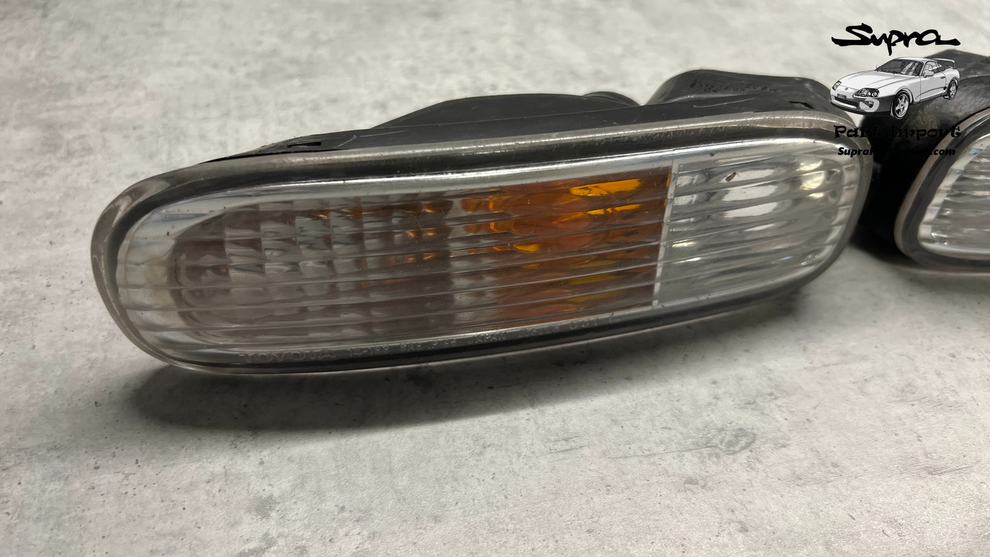 JZA80 Supra Genuine OEM Facelift Turn Signal Set (81510-80086 + 81520-80086)
