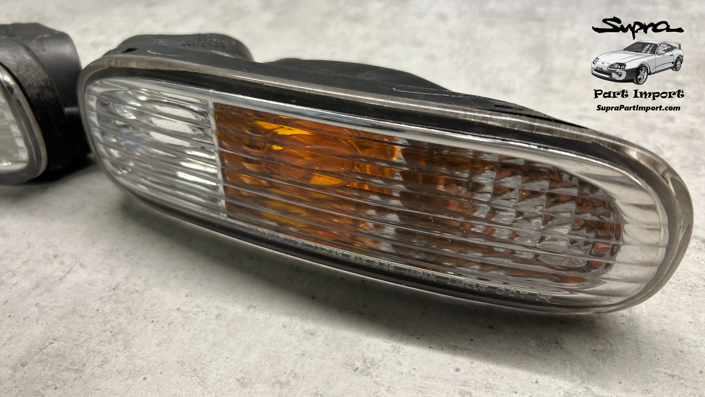 JZA80 Supra Genuine OEM Facelift Turn Signal Set (81510-80086 + 81520-80086)