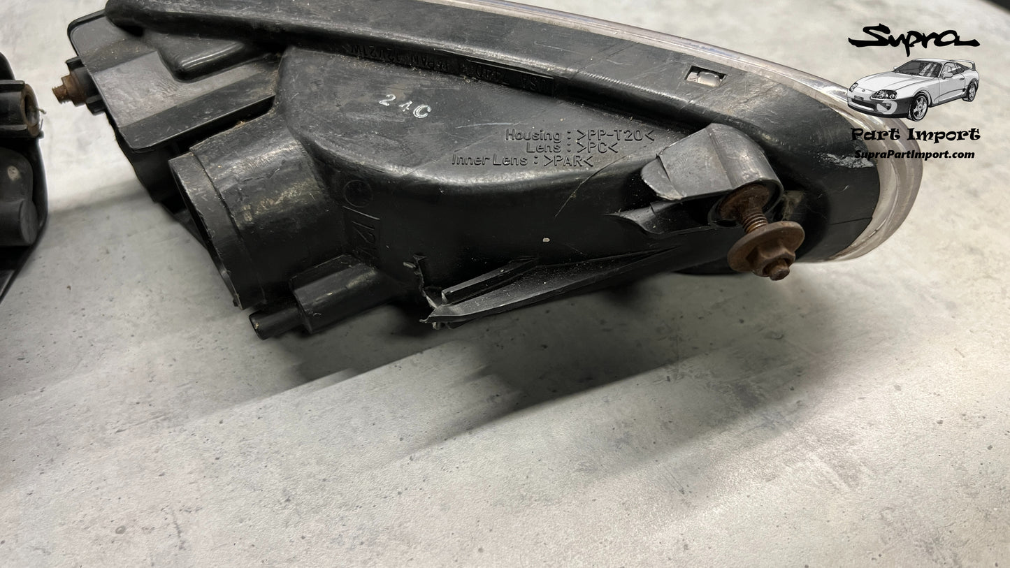 JZA80 Supra Genuine OEM Facelift Turn Signal Set (81510-80086 + 81520-80086)