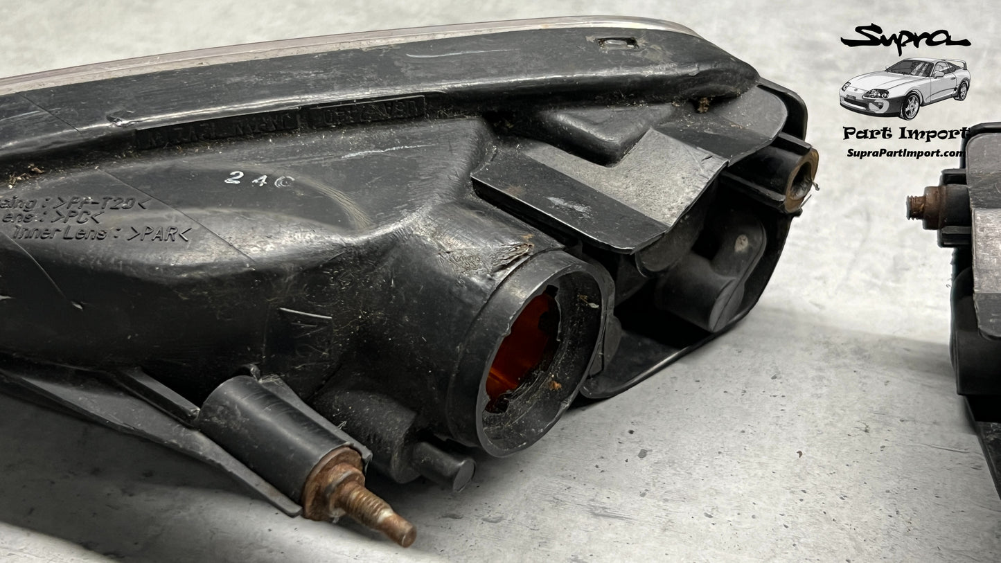 JZA80 Supra Genuine OEM Facelift Turn Signal Set (81510-80086 + 81520-80086)