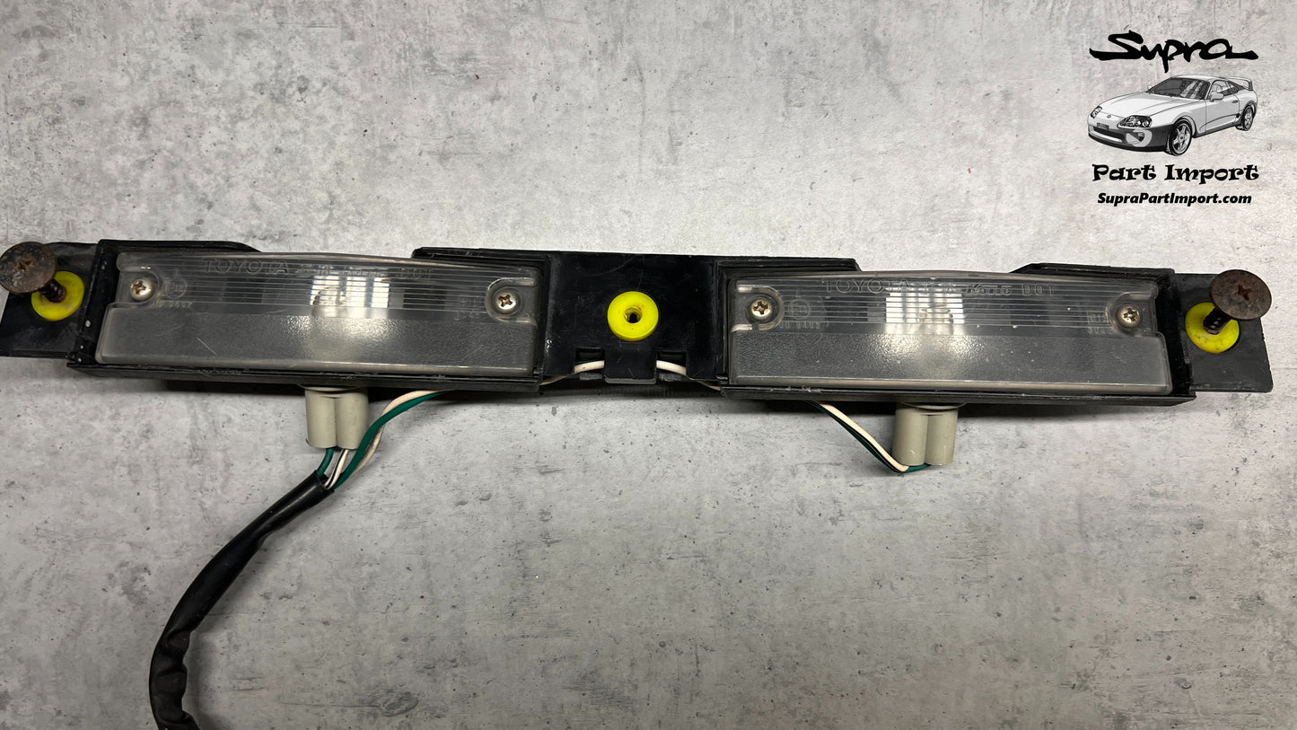 JZA80 Supra Genuine OEM Rear Bumper Licence Plate Light Assembly (81270-24030)