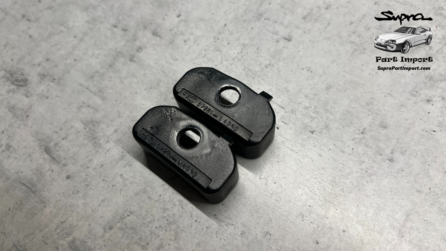 JZA80 Supra Genuine OEM Back Door Lower Stopper Set (2 pc) (67281-14050)