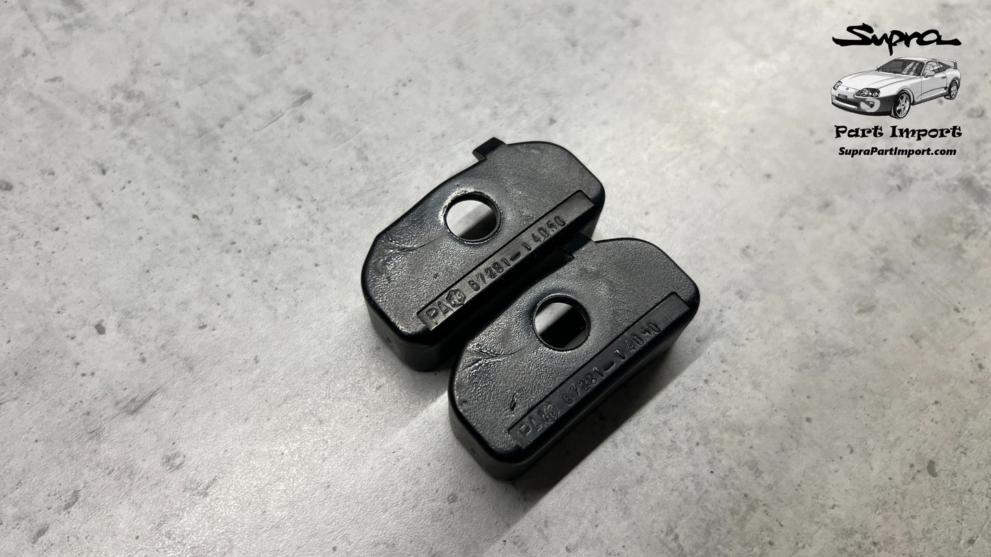 JZA80 Supra Genuine OEM Back Door Lower Stopper Set (2 pc) (67281-14050)