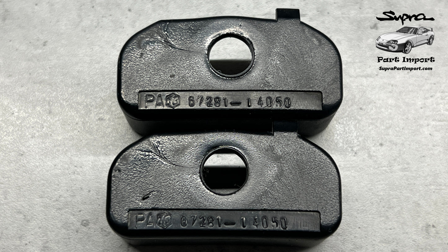 JZA80 Supra Genuine OEM Back Door Lower Stopper Set (2 pc) (67281-14050)