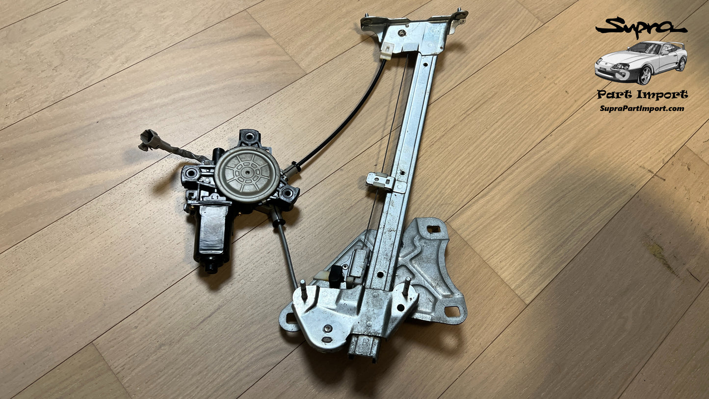 JZA80 Supra Genuine OEM LHD/RHD Right Side Window Regulator + Motor (69801-14111 + 85720-14100)