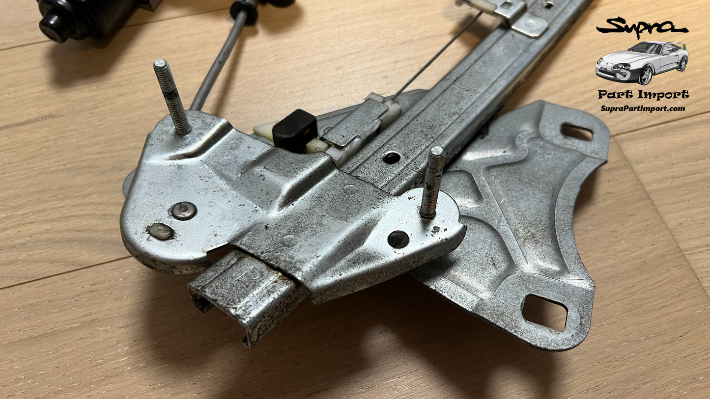 JZA80 Supra Genuine OEM LHD/RHD Right Side Window Regulator + Motor (69801-14111 + 85720-14100)