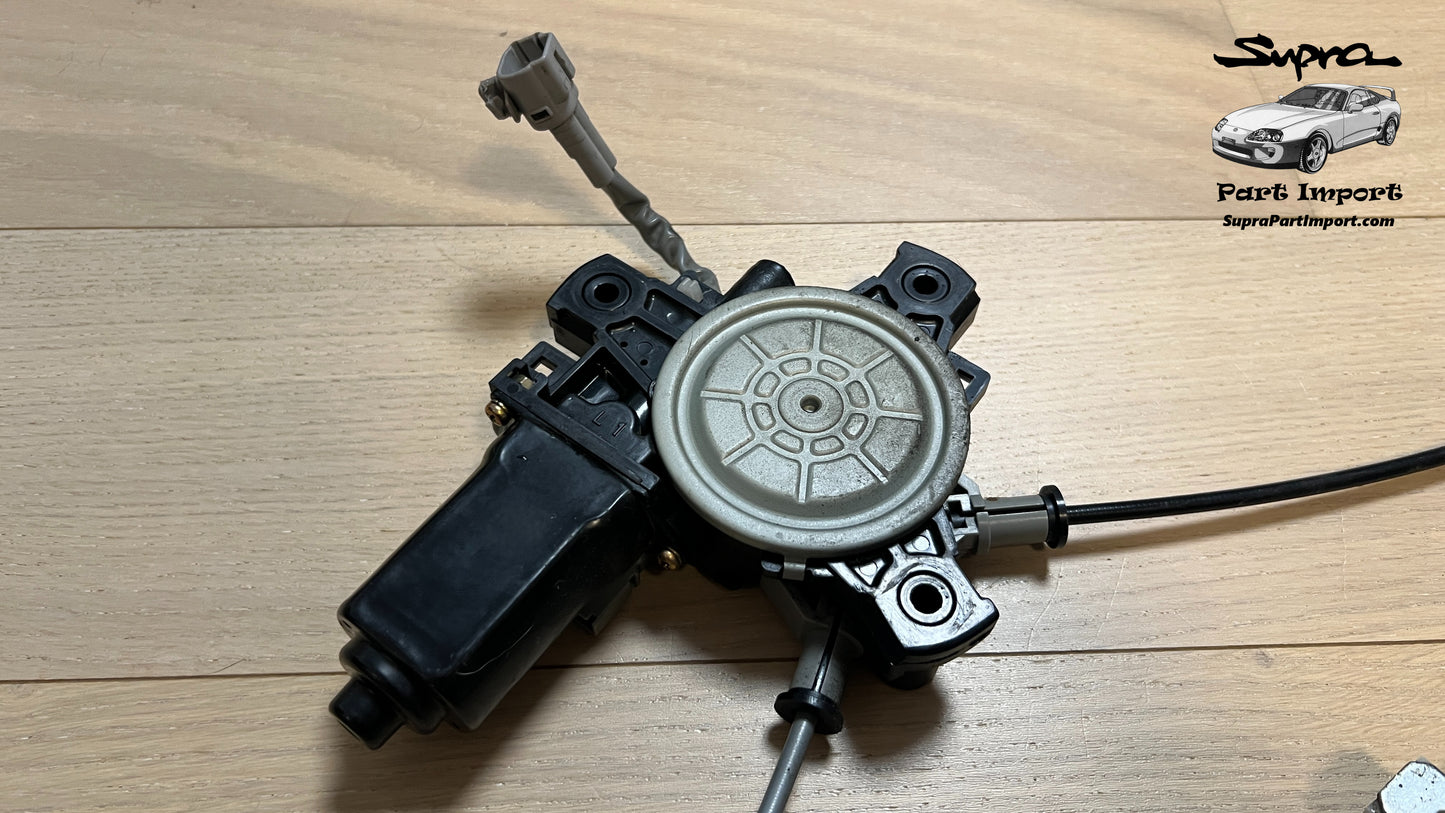 JZA80 Supra Genuine OEM LHD/RHD Right Side Window Regulator + Motor (69801-14111 + 85720-14100)