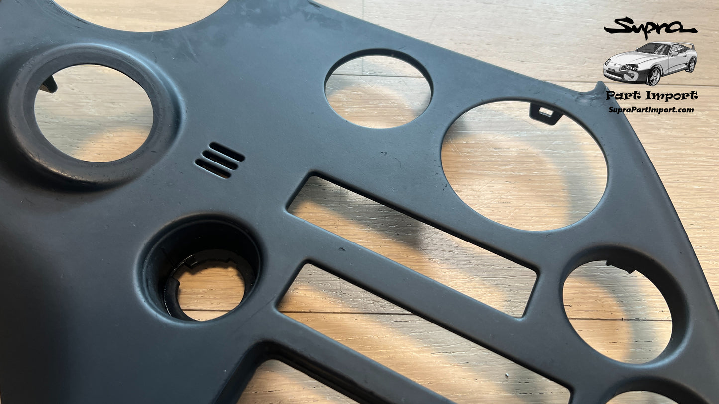 *RARE* JZA80/MK4 Supra Genuine OEM EU-Spec S1 LHD Radio Panel, Center Instrument Cluster Finish (55405-14140)