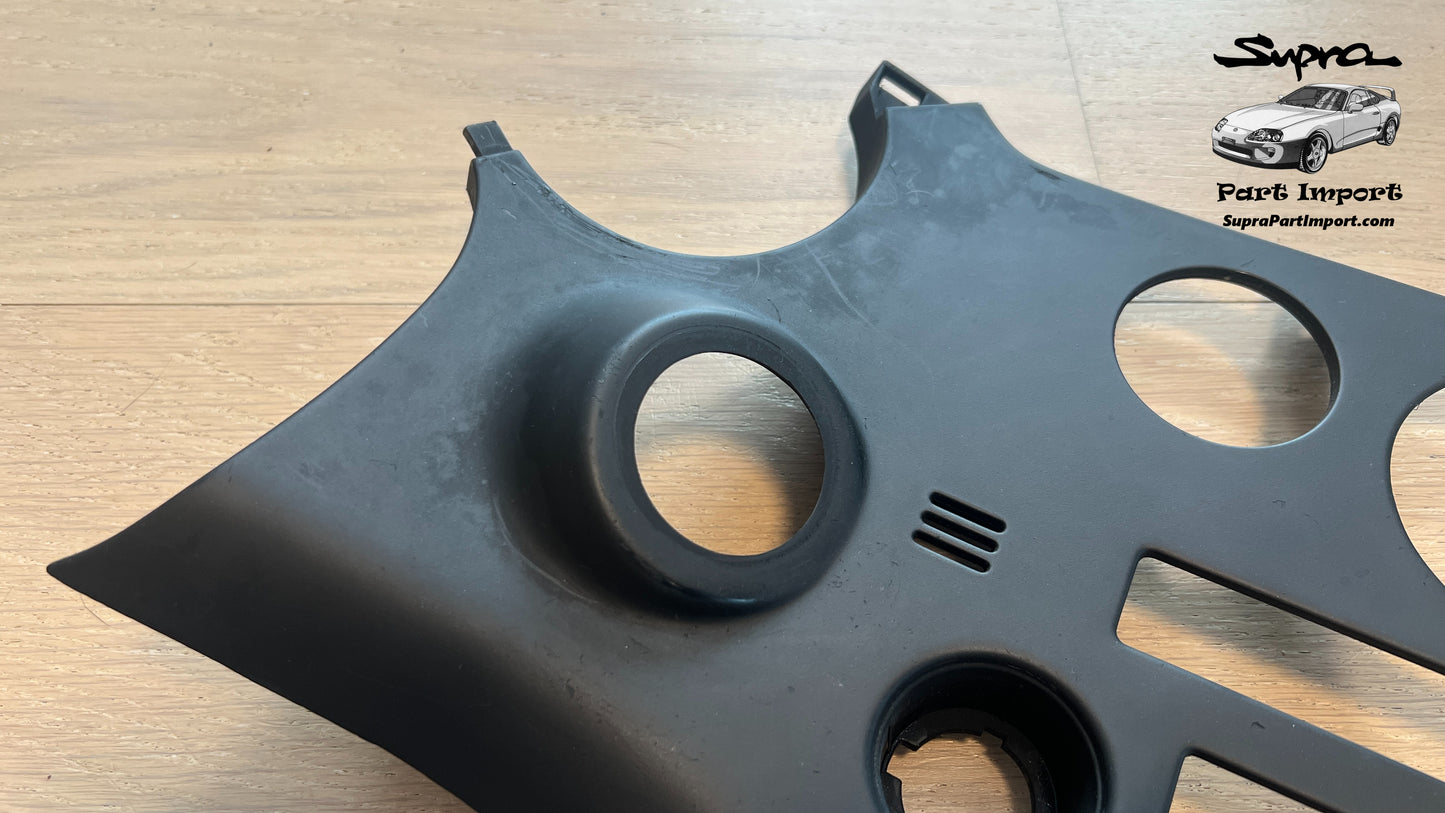 *RARE* JZA80/MK4 Supra Genuine OEM EU-Spec S1 LHD Radio Panel, Center Instrument Cluster Finish (55405-14140)