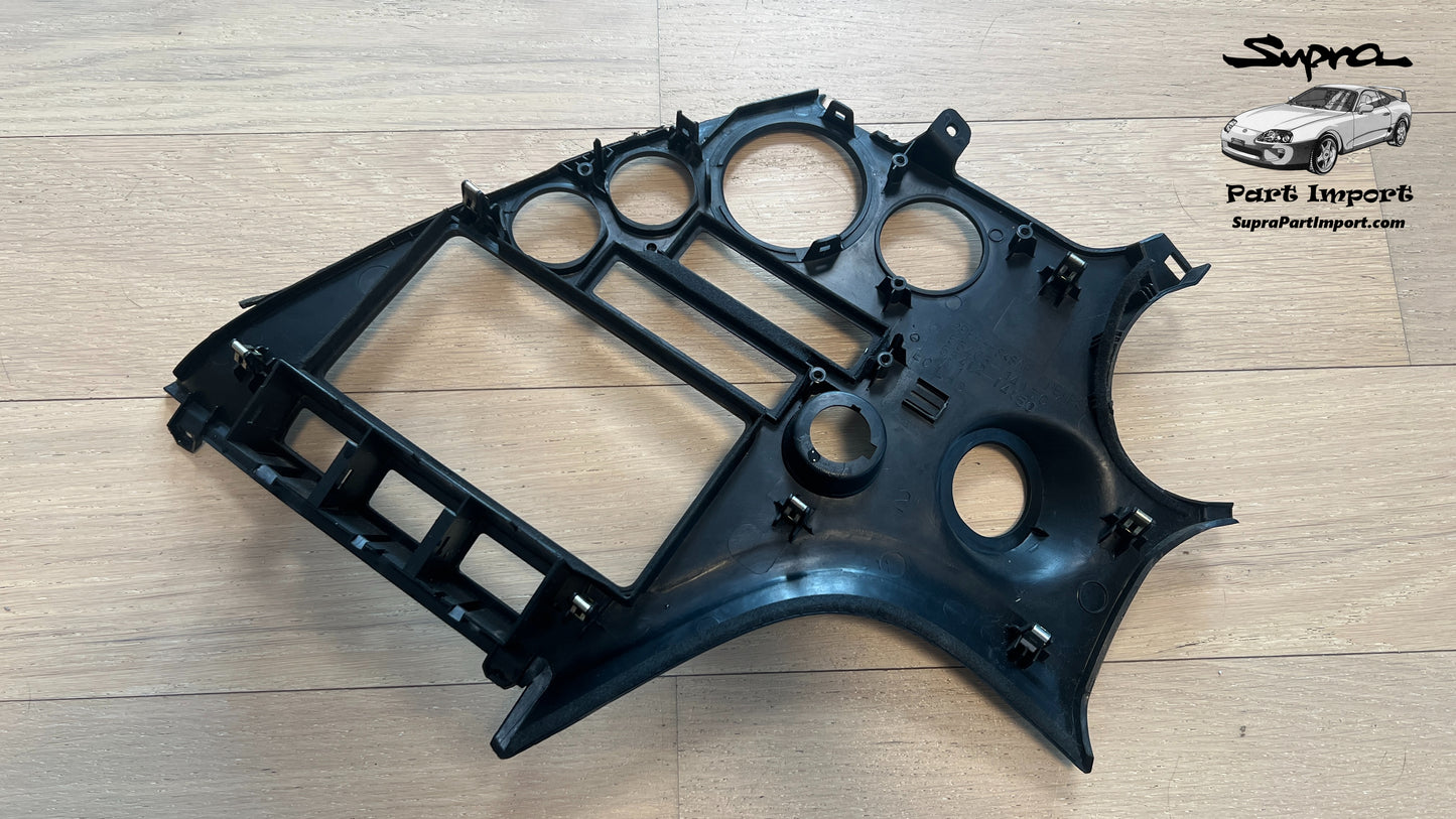 *RARE* JZA80/MK4 Supra Genuine OEM EU-Spec S1 LHD Radio Panel, Center Instrument Cluster Finish (55405-14140)