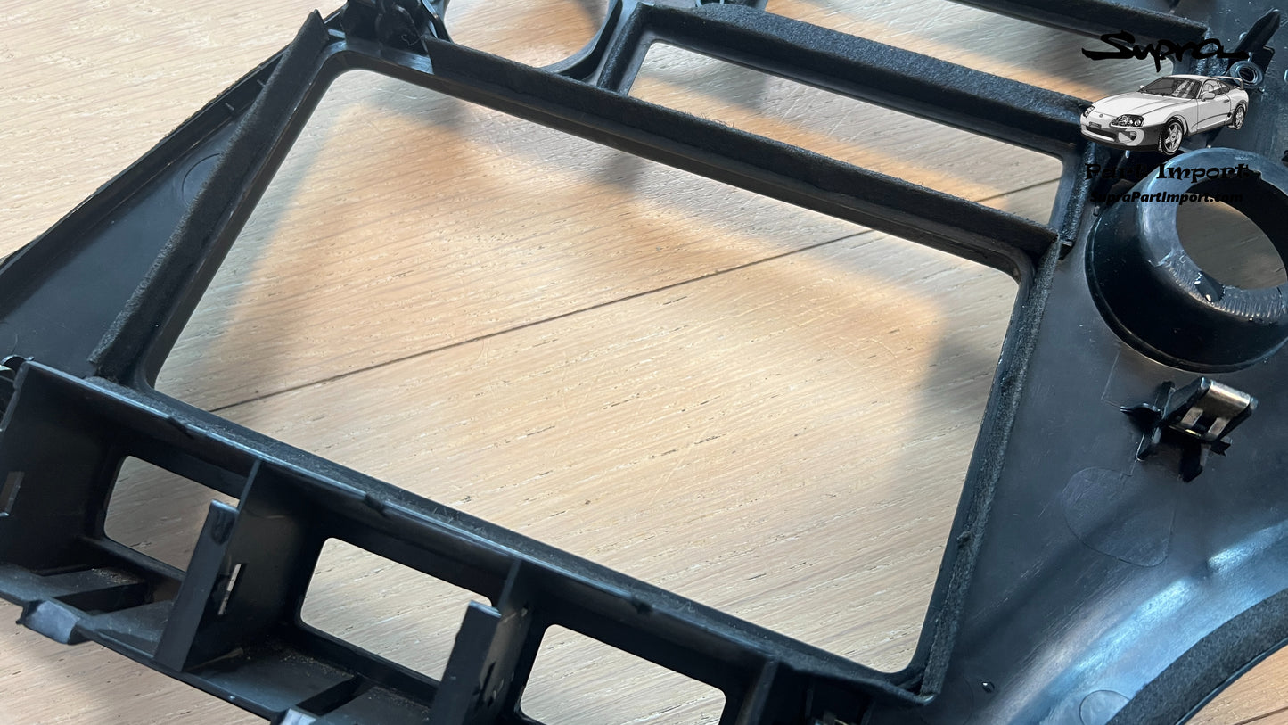 *RARE* JZA80/MK4 Supra Genuine OEM EU-Spec S1 LHD Radio Panel, Center Instrument Cluster Finish (55405-14140)