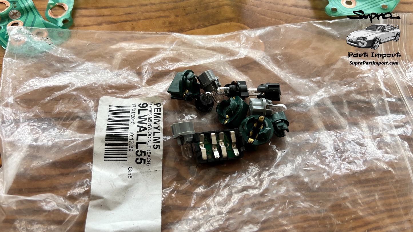 JZA80 Supra Genuine OEM RHD S1 Cluster Part Set