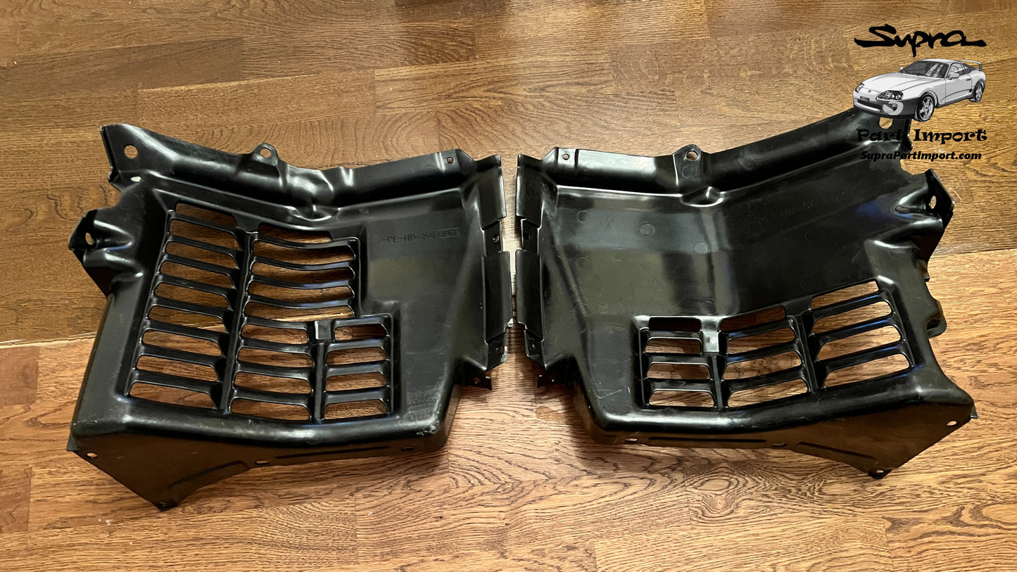 *NEW* JZA80 Supra Genuine OEM Front Fender Splash Shield Set (2 pc.) (53896-14010 + 53895-14010)