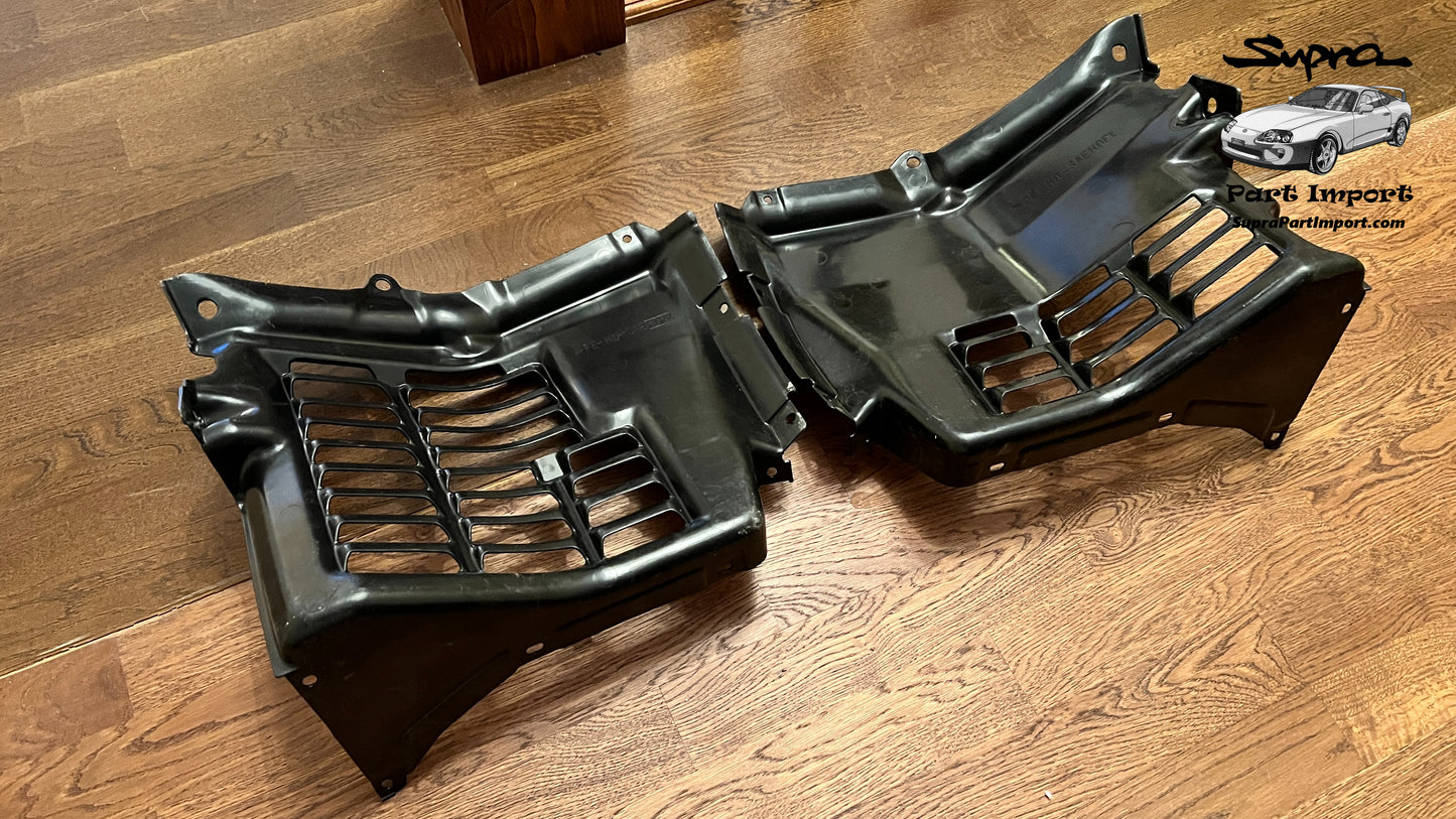 *NEW* JZA80 Supra Genuine OEM Front Fender Splash Shield Set (2 pc.) (53896-14010 + 53895-14010)