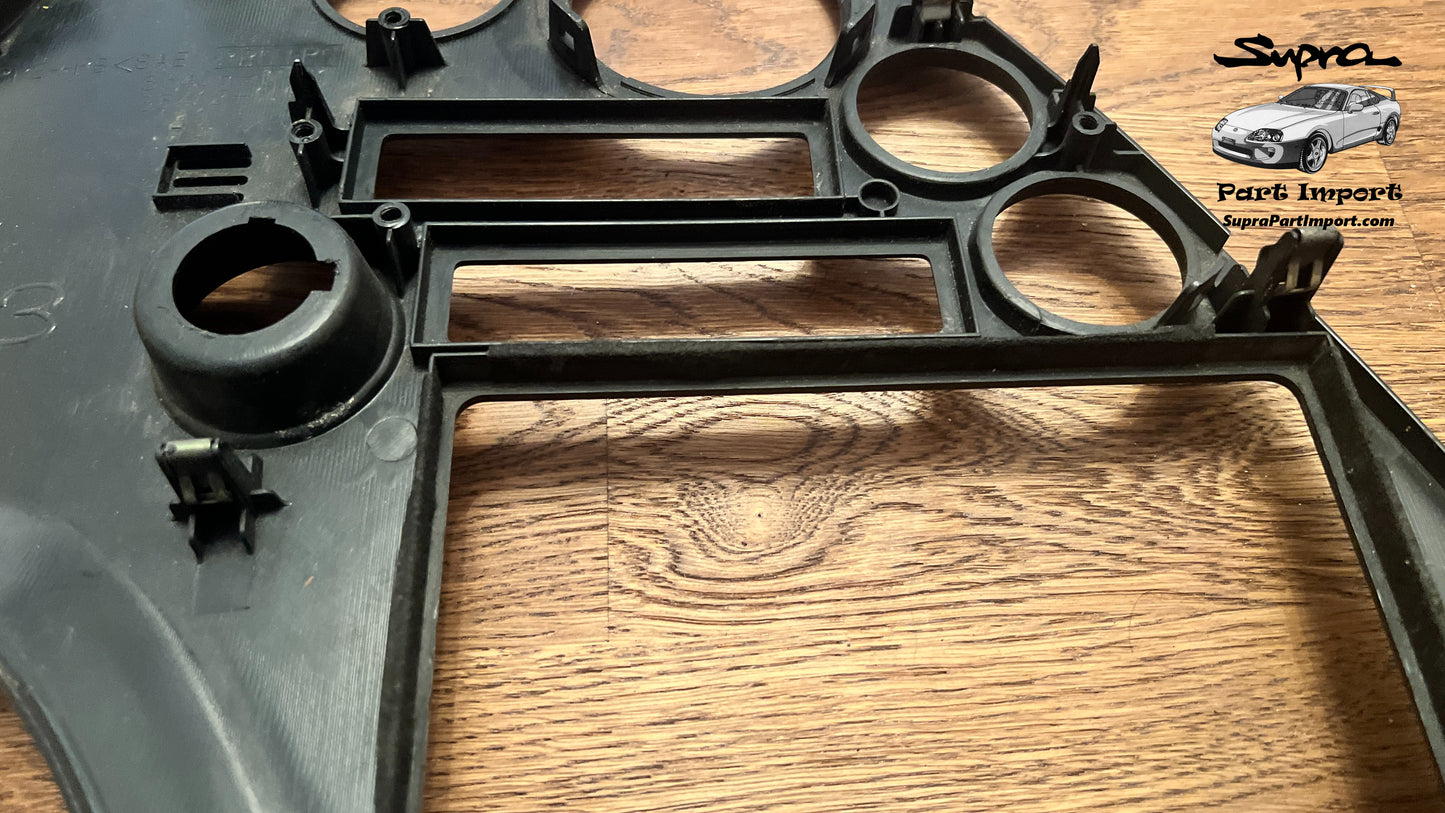 *RARE, NO CUTS* JZA80/MK4 Supra Genuine OEM S1 RHD Radio Panel, Center Instrument Cluster Finish (55405-14120)