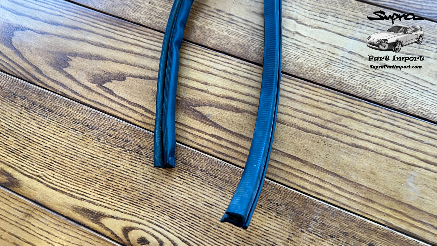 JZA80 Supra Genuine OEM Front Door Opening Trim Weatherstrip Set (2 pc) (62312-14070)