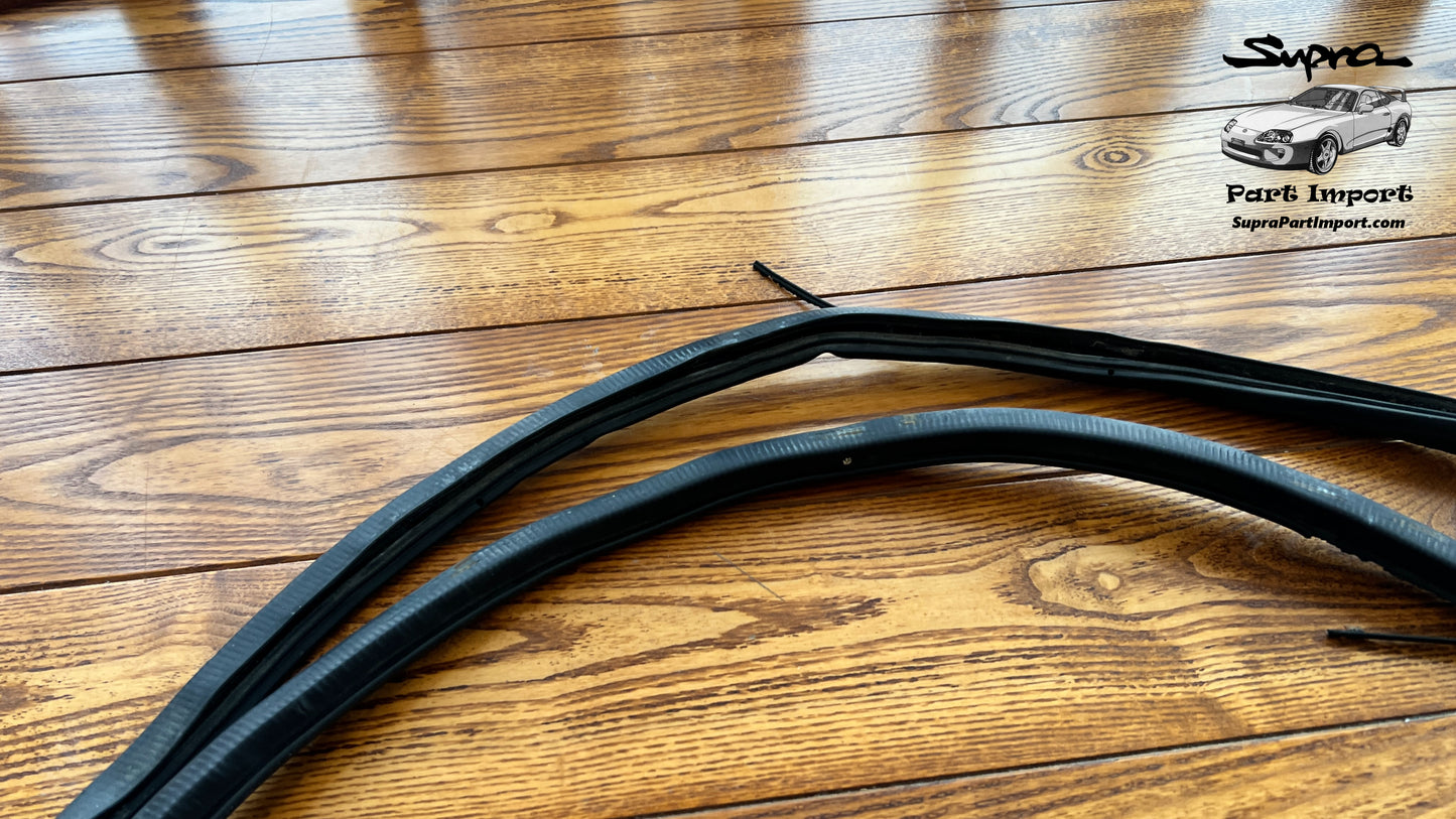 JZA80 Supra Genuine OEM Front Door Opening Trim Weatherstrip Set (2 pc) (62312-14070)