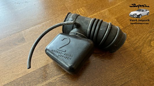 JZA80 Supra Genuine OEM 2JZ-GE Air Cleaner Hose + Resonator (17881-46170 + 17893-46060)