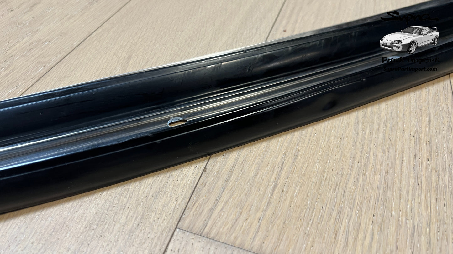 *RARE, DISCO* JZA80 Supra Genuine OEM LHD/RHD Targa A-Pillar (Roof Drip Side Finish) Exterior Moulding Set (2 pc) (75552-14160 + 75551-14160)