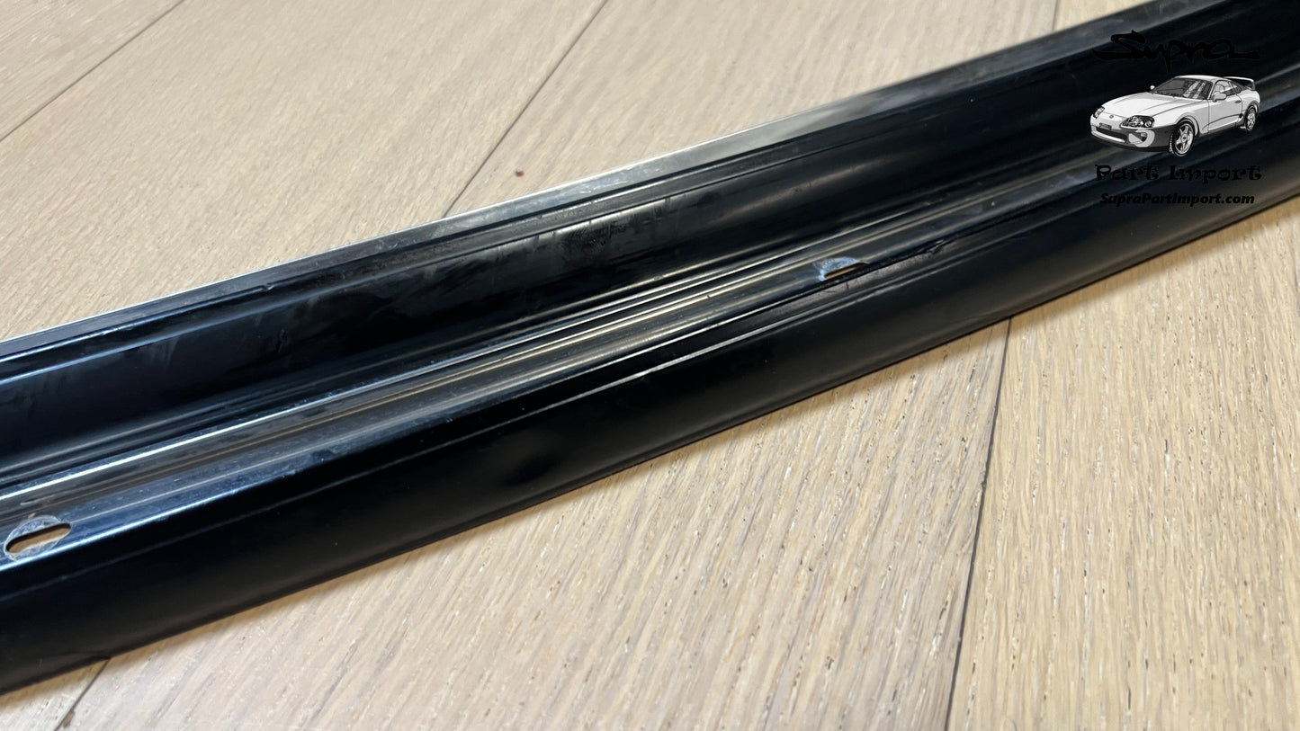 *RARE, DISCO* JZA80 Supra Genuine OEM LHD/RHD Targa A-Pillar (Roof Drip Side Finish) Exterior Moulding Set (2 pc) (75552-14160 + 75551-14160)