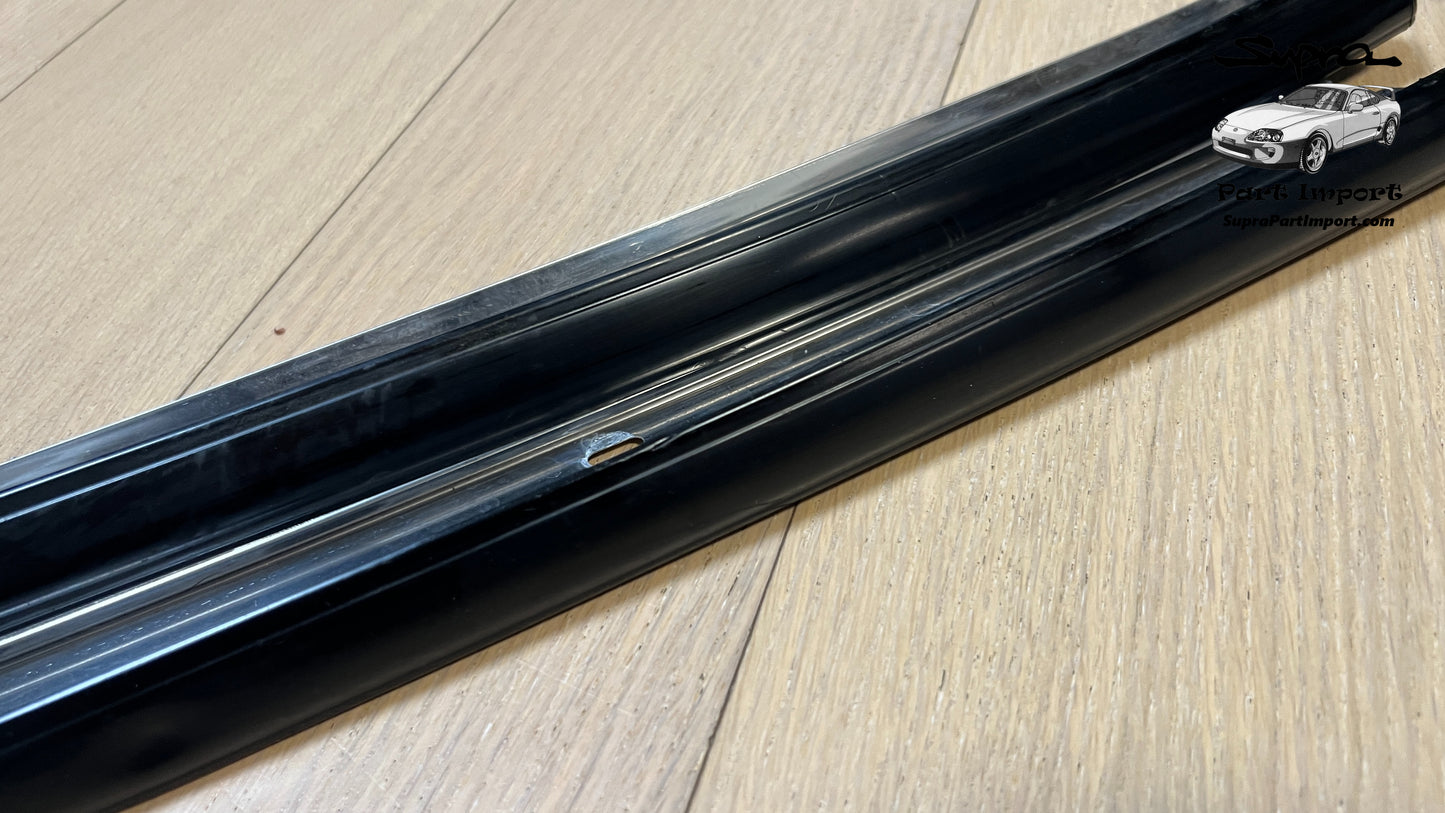 *RARE, DISCO* JZA80 Supra Genuine OEM LHD/RHD Targa A-Pillar (Roof Drip Side Finish) Exterior Moulding Set (2 pc) (75552-14160 + 75551-14160)