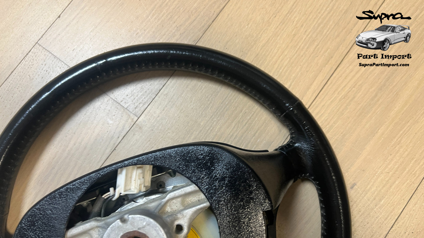 *US/EU SPEC* JZA80 Supra Genuine OEM 4-Spoke Steering Wheel w/ Cruise Control Stalk