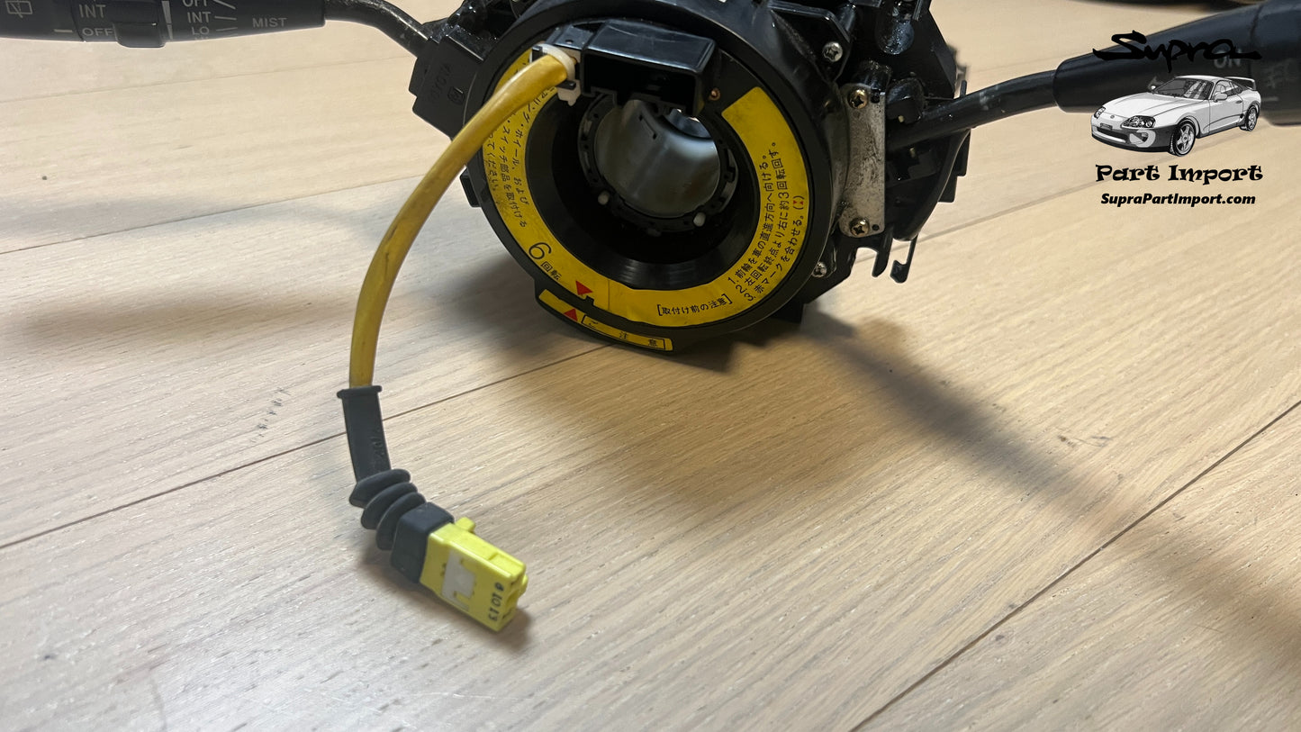 *RARE* JZA80/MK4 Supra Genuine OEM RHD Switch Stalk + Clockspring Connector (84310-1B140)