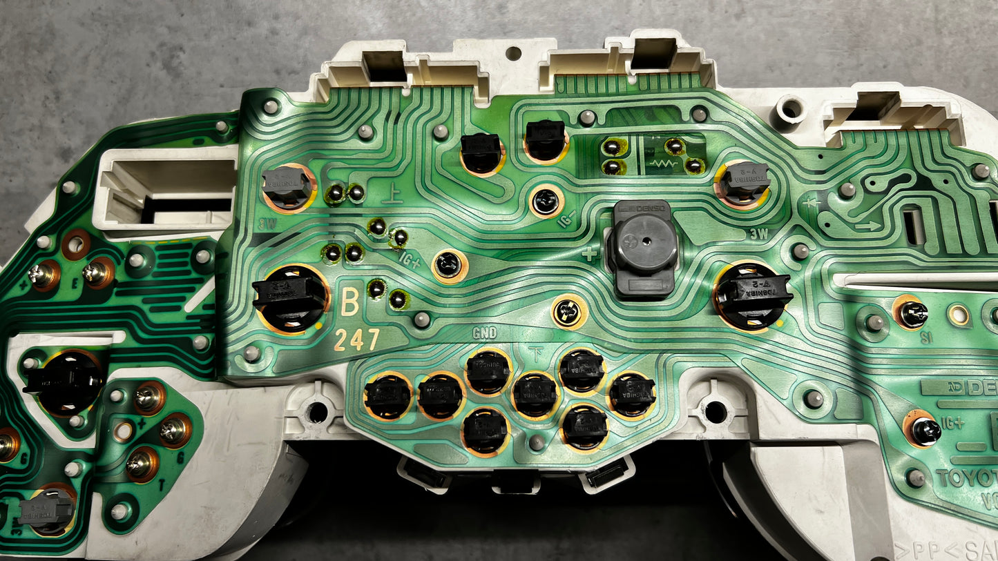 JZA80 Supra Genuine OEM S2 RHD NA Auto Cluster Assembly (55405-14120)