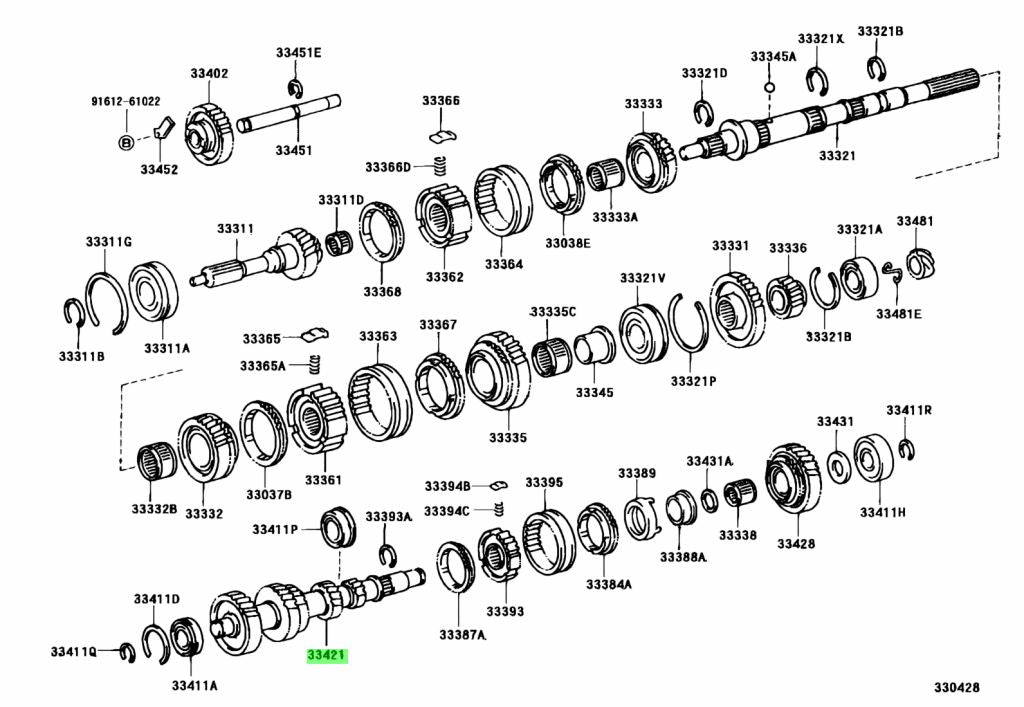 *DISCONTINUED* JZA80 Supra Genuine OEM V160 Counter Gear (33421-0W060)