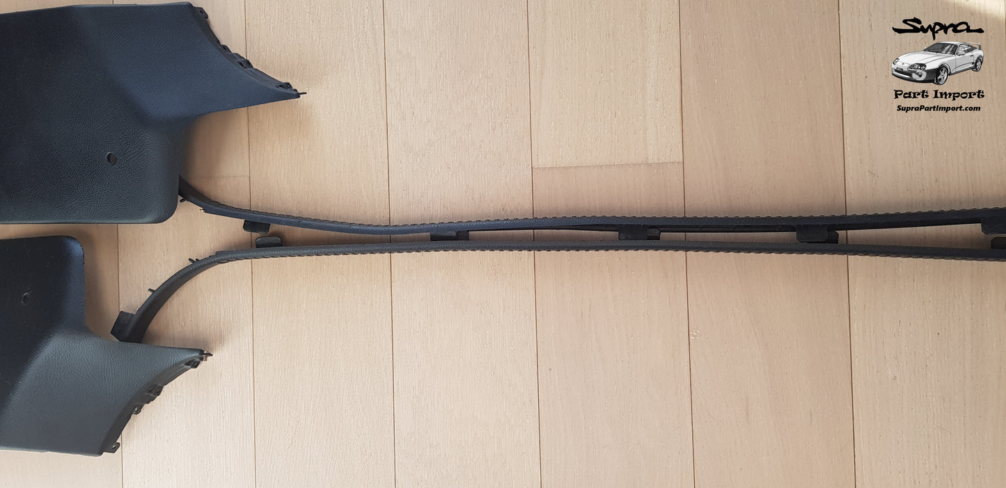 JZA80 Supra Genuine OEM RHD Interior Side Kick Panels (62102-14240-C0, 62101-14180-C0)