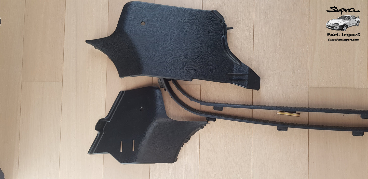 JZA80 Supra Genuine OEM RHD Interior Side Kick Panels, Defect (62102-14240-C0, 62101-14180-C0)