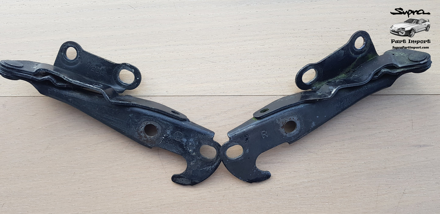 JZA80 Supra Genuine OEM Bonnet Hinge Set (2 pc.) (53410-14130 + 53420-14100)