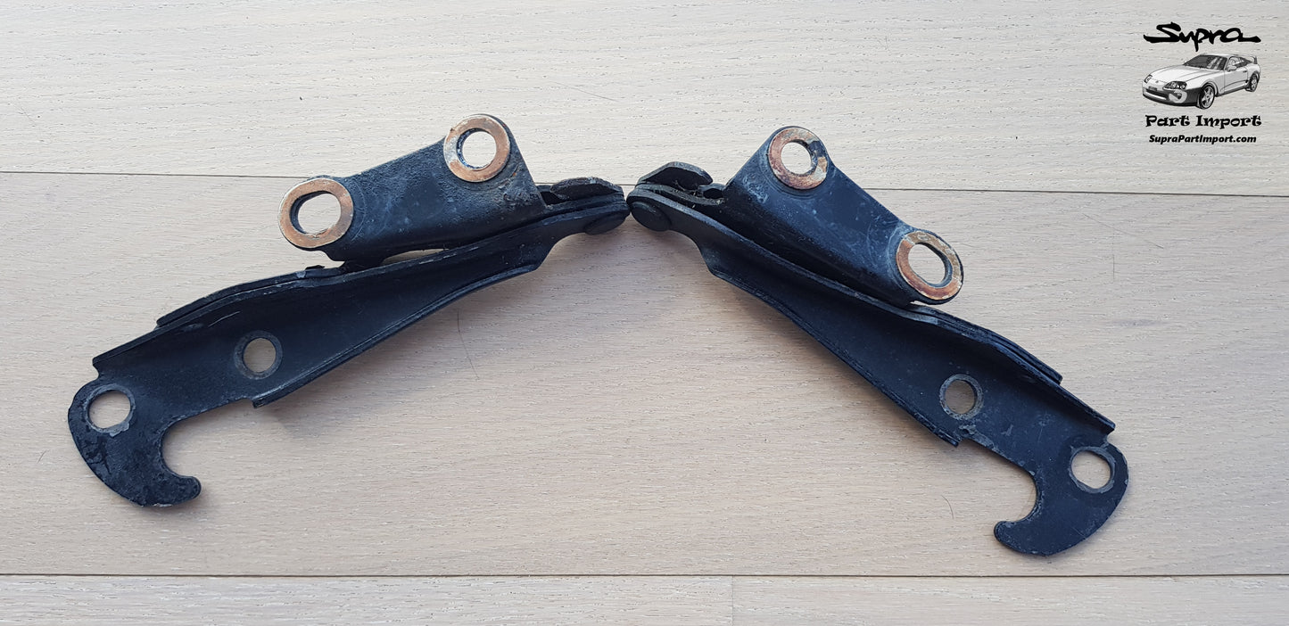 JZA80 Supra Genuine OEM Bonnet Hinge Set (2 pc.) (53410-14130 + 53420-14100)