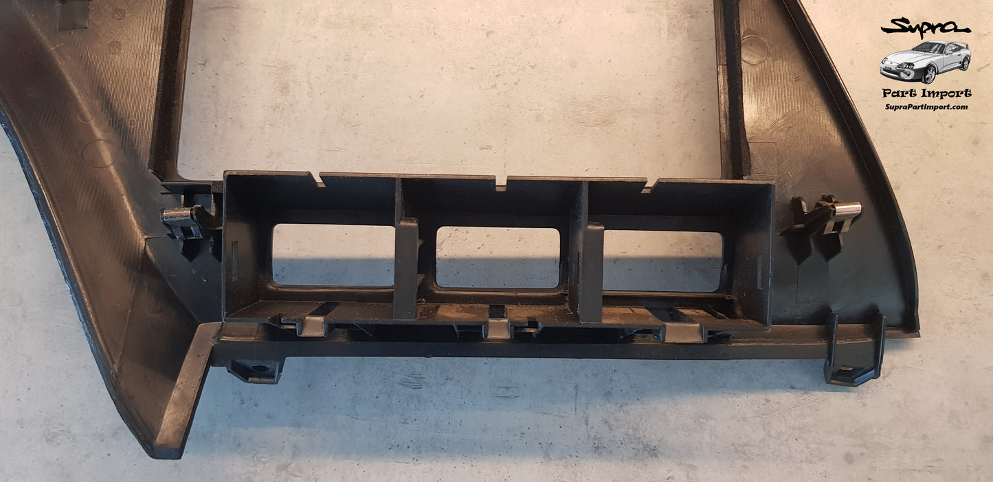 JZA80 Supra Genuine OEM S1 RHD Radio Panel, Center Instrument Cluster Finish (55405-14120)