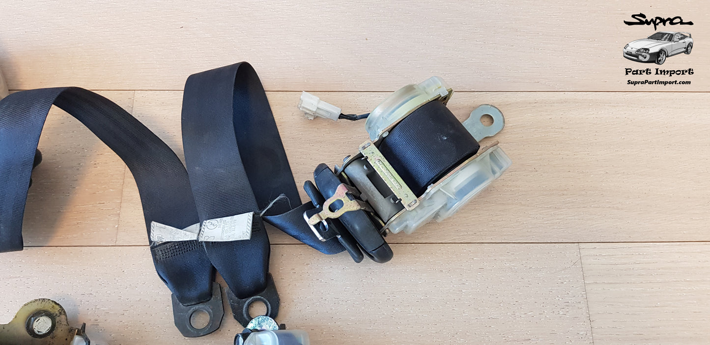 JZA80 Supra Genuine OEM Front Safety Belt Set (73220-14481-C0 + 73210-14541-C0)
