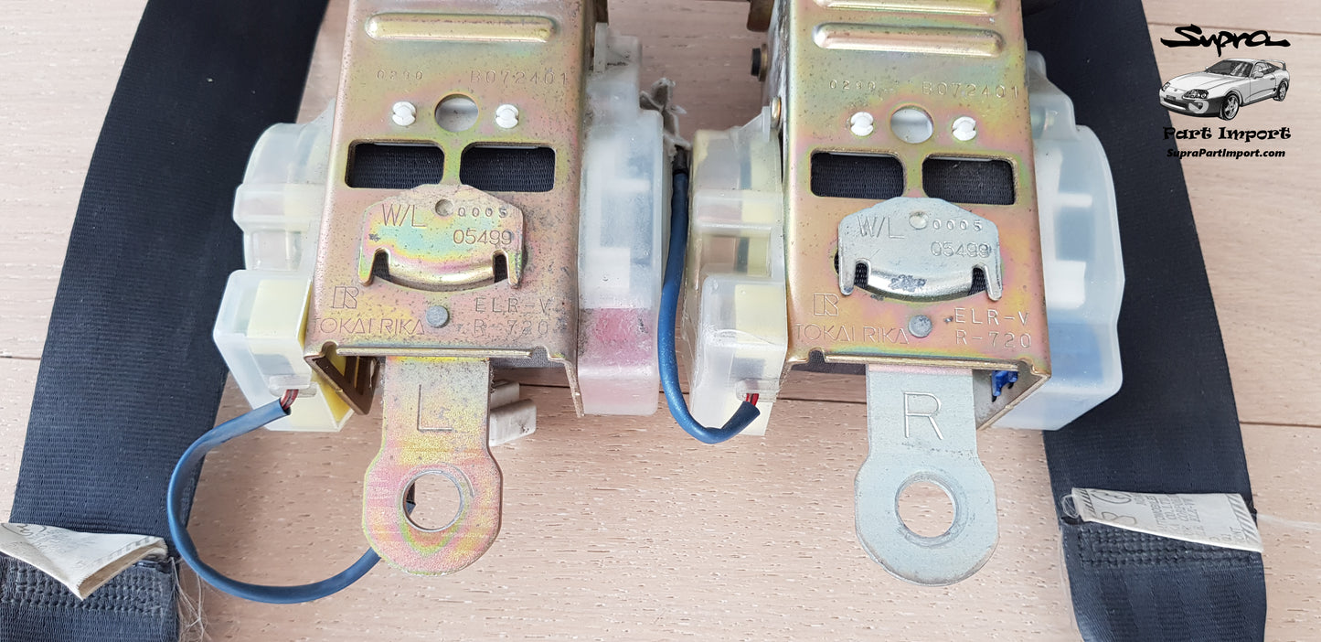 JZA80 Supra Genuine OEM Front Safety Belt Set (73220-14481-C0 + 73210-14541-C0)