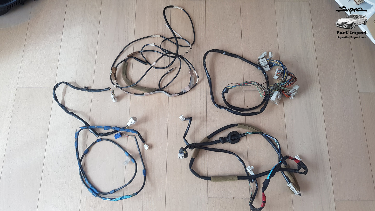 JZA80 Supra Genuine OEM Trunk Wiring Set (82185-14180 and others)
