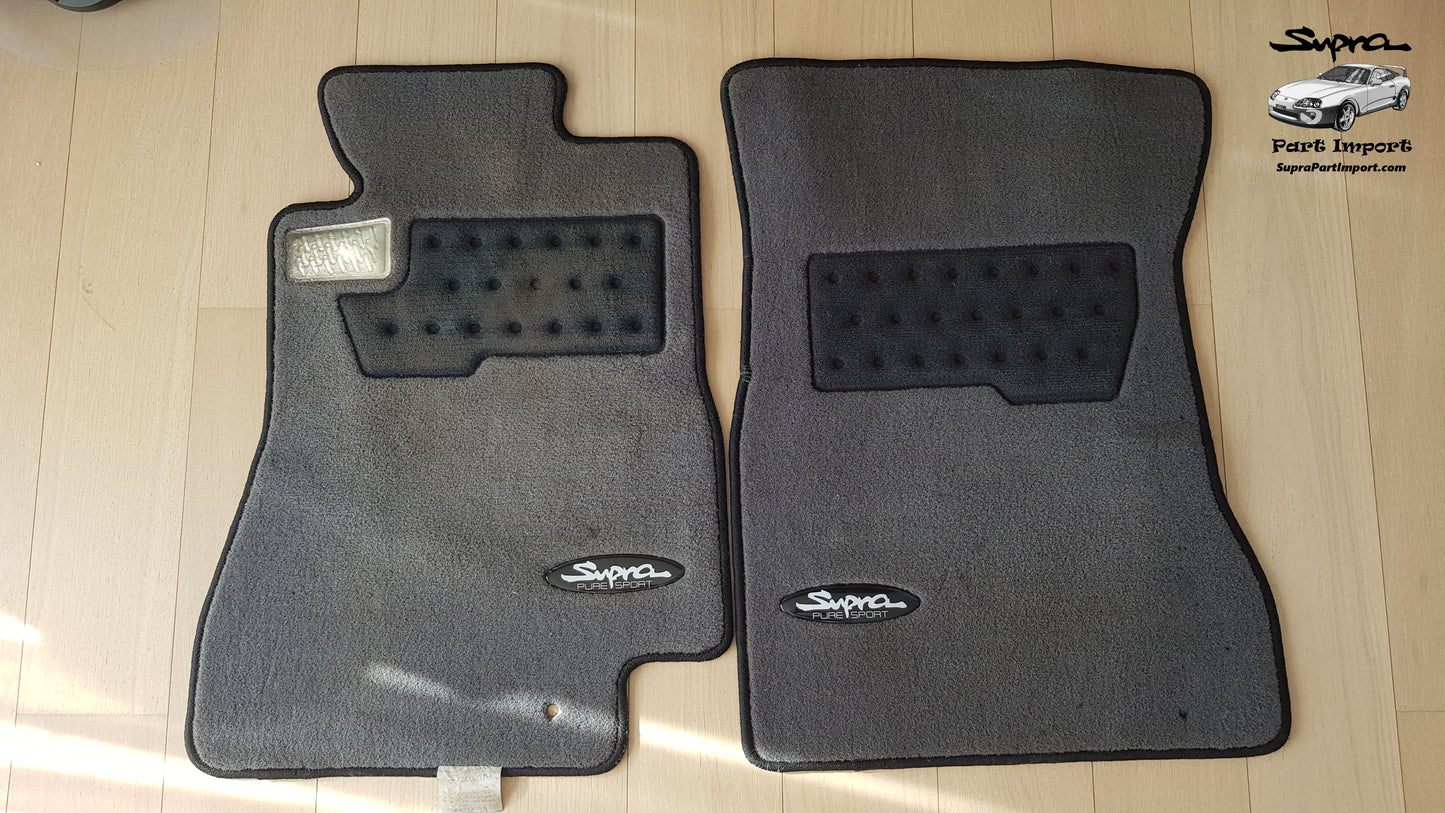 JZA80 Supra Genuine OEM S1 RHD Floor Mat Front Set