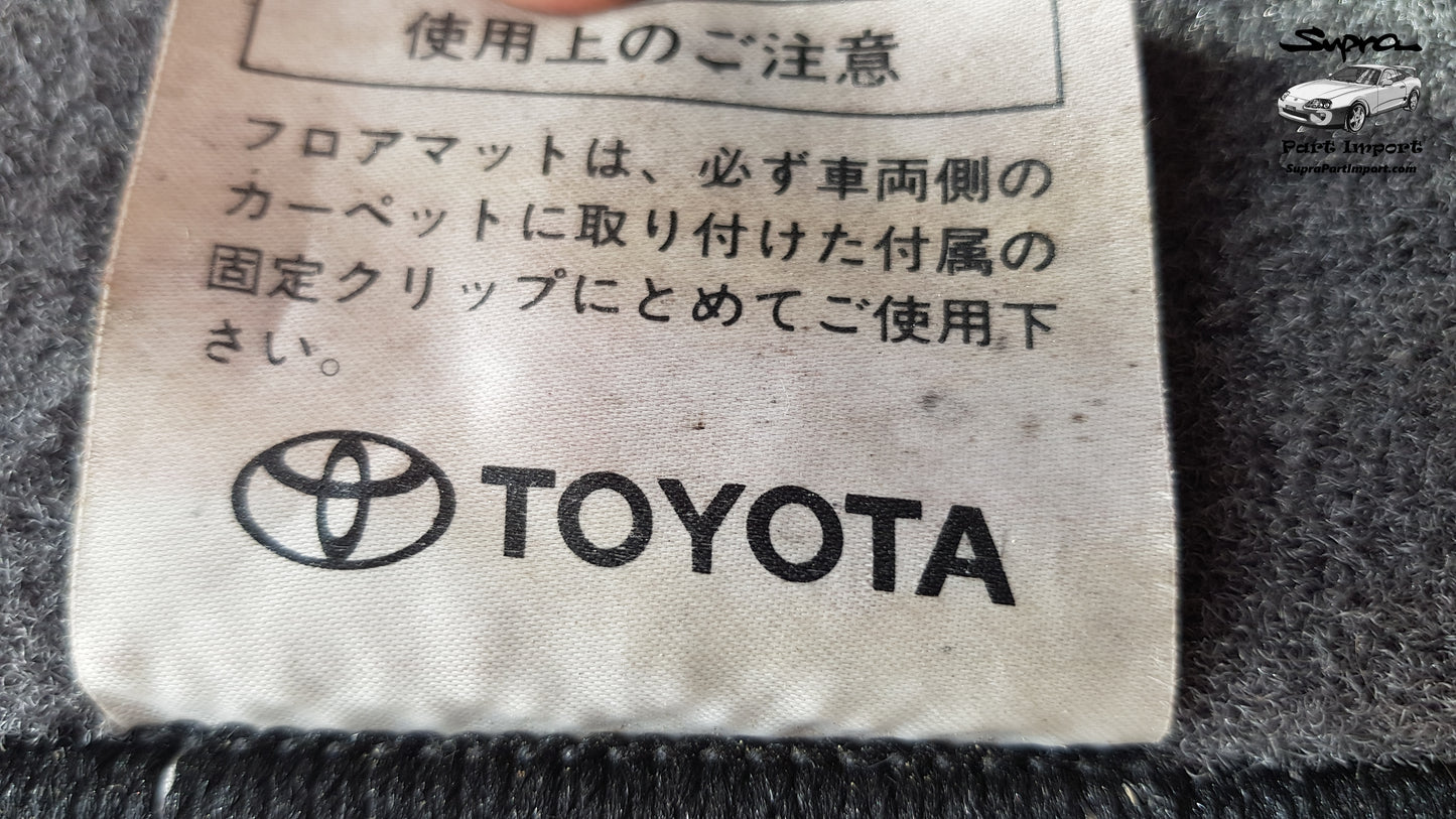 JZA80 Supra Genuine OEM S1 RHD Floor Mat Front Set
