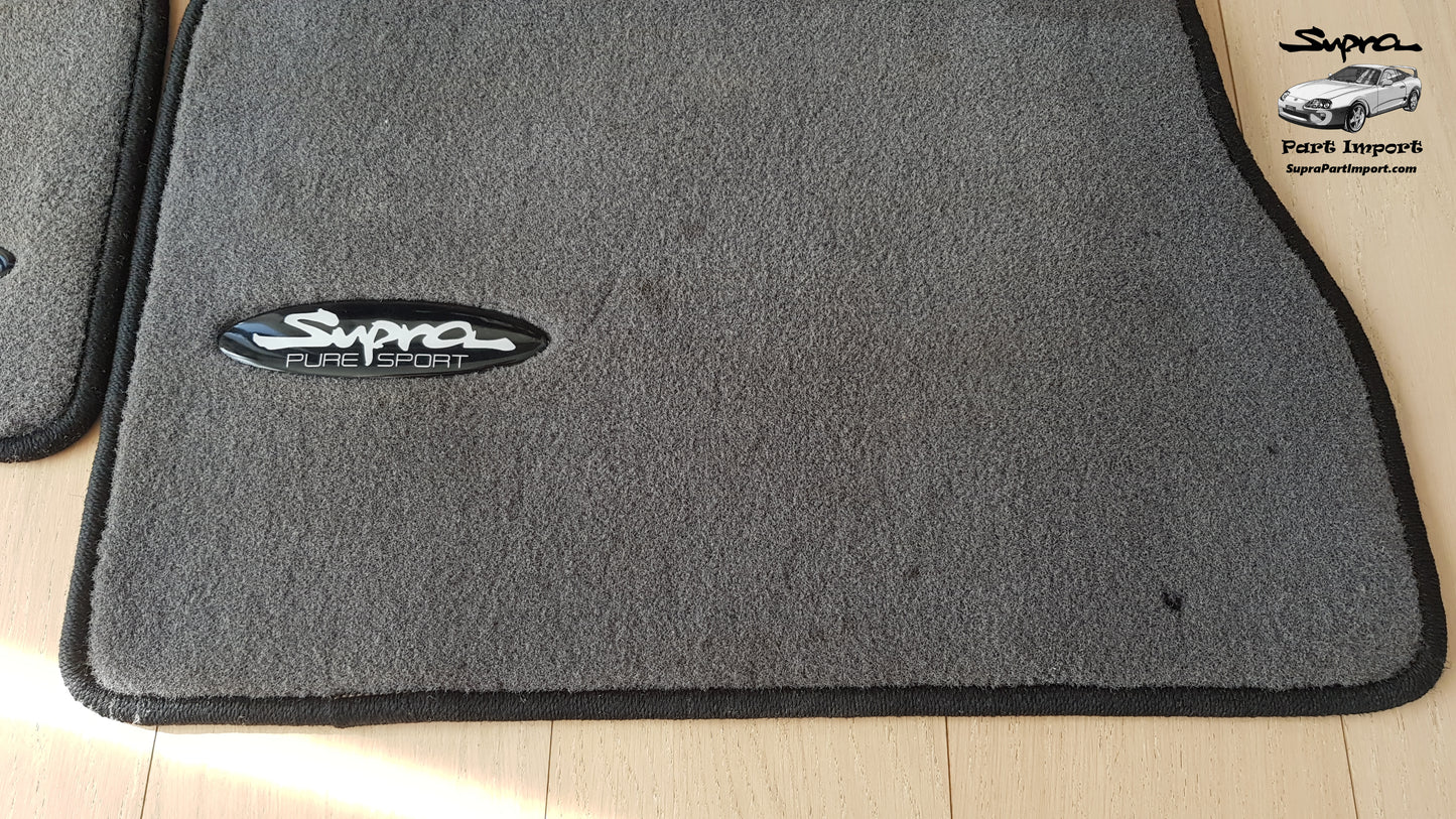 JZA80 Supra Genuine OEM S1 RHD Floor Mat Front Set