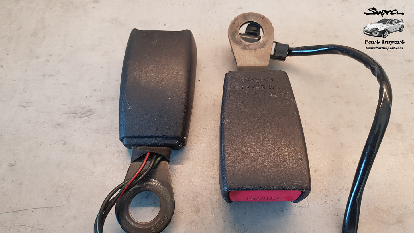 JZA80 Supra Genuine OEM Front Seat Buckle Set