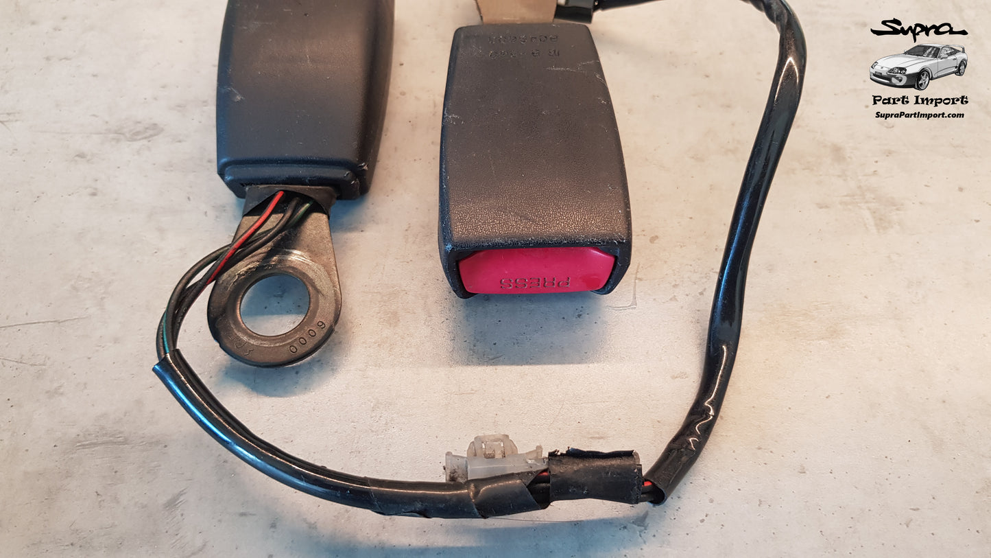 JZA80 Supra Genuine OEM Front Seat Buckle Set
