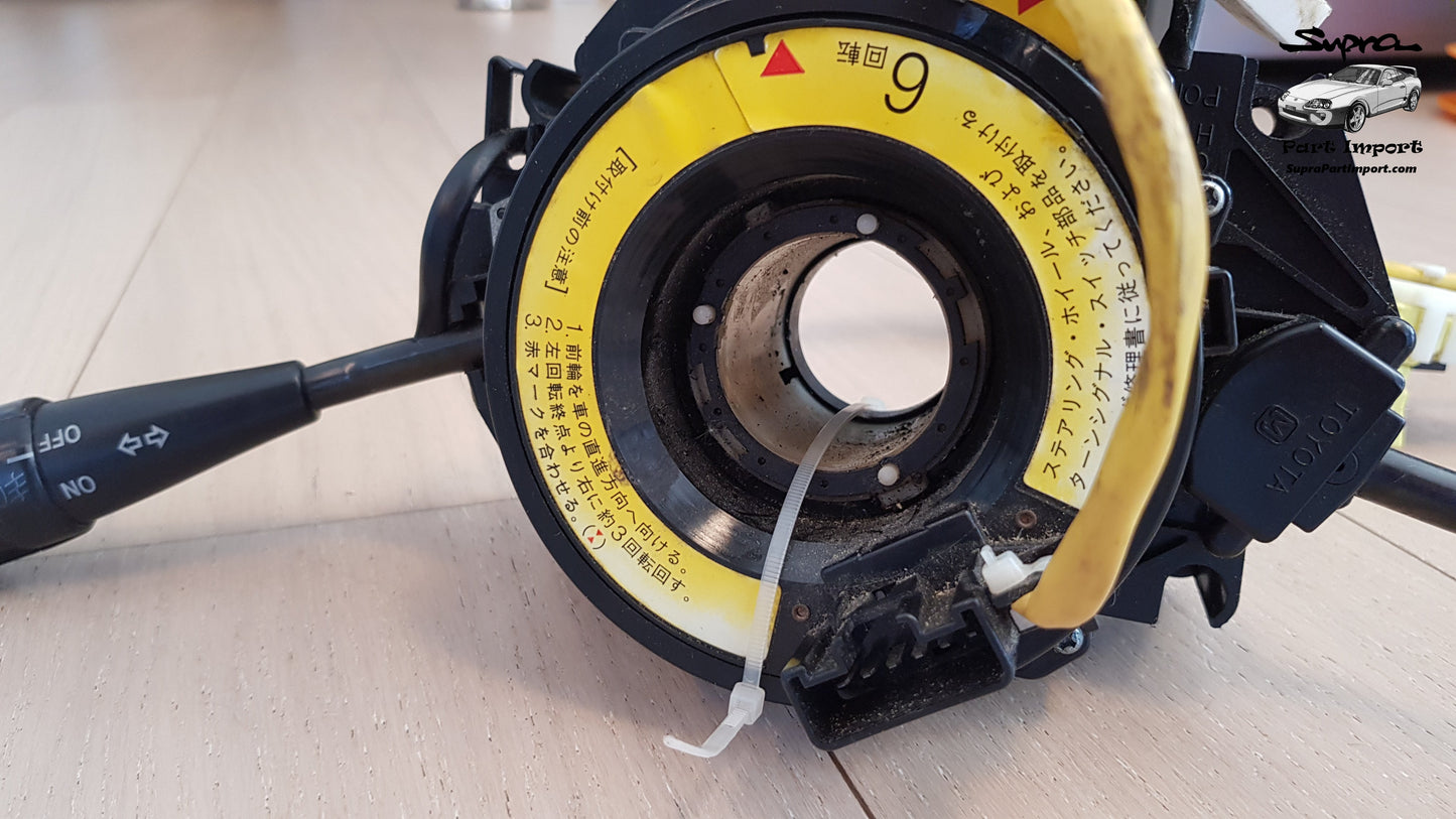 *VERY RARE* JZA80 Supra Genuine OEM RHD Switch Stalk + Clockspring Connector (84310-1B140)