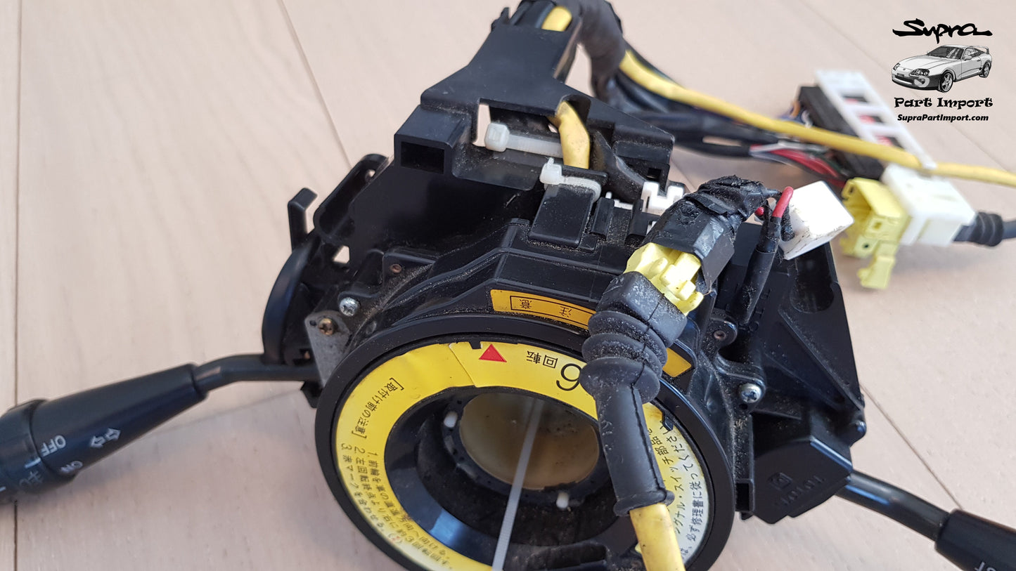 *VERY RARE* JZA80 Supra Genuine OEM RHD Switch Stalk + Clockspring Connector (84310-1B140)