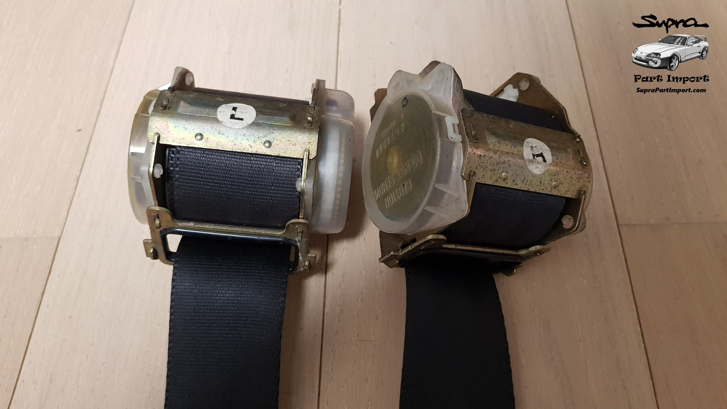 JZA80/MK4 Supra Genuine OEM Rear Safety Belt Set + Rear Buckles