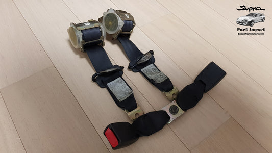 JZA80 Supra Genuine OEM Rear Safety Belt Set + Rear Buckles