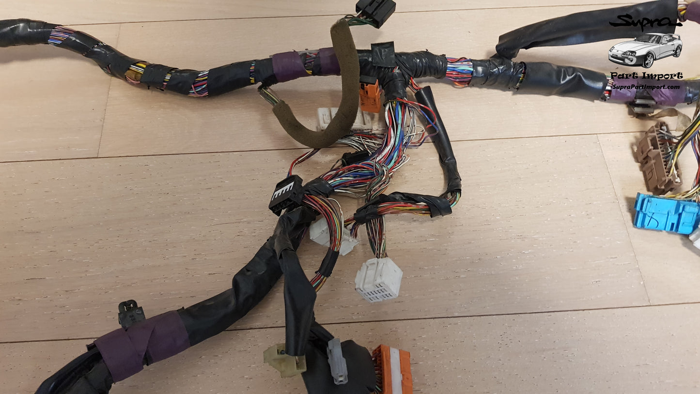 JZA80 Supra Genuine OEM RHD Series 1 Dashboard Wiring Harness (82141-1B262)