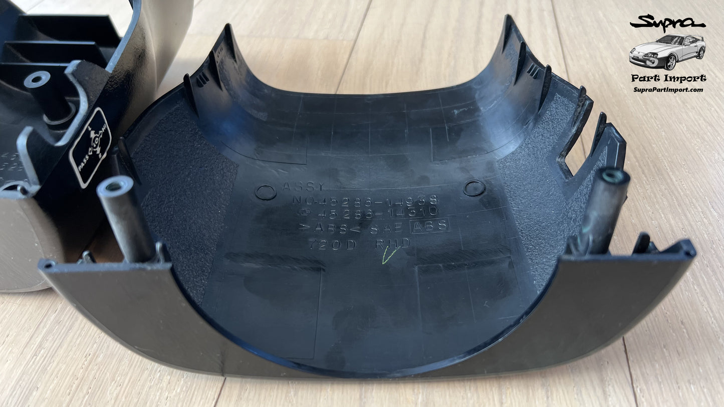 *Mint, Nothing Broken, Rare* JZA80 Supra Genuine OEM S1 RHD Steering Column Cover (45286-14938 / 45287-14280 / 45286 - 14310)