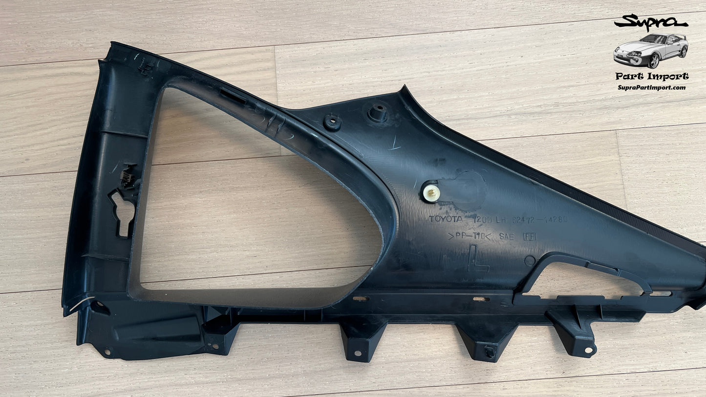 JZA80 Supra Genuine OEM LHD/RHD Left Side Quarter Window Interior Trim (62472-14281-C0)